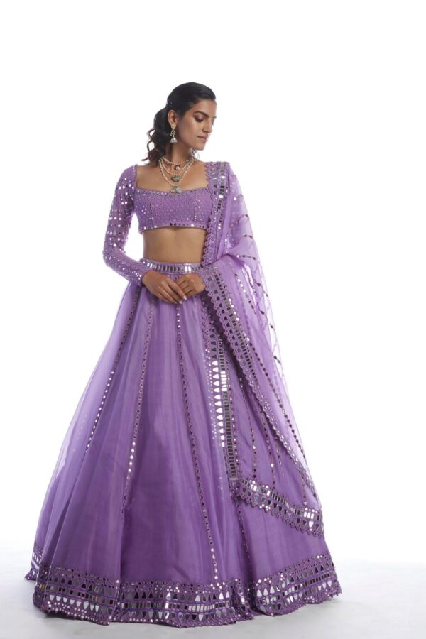 Catnip Purple Lehenga Set