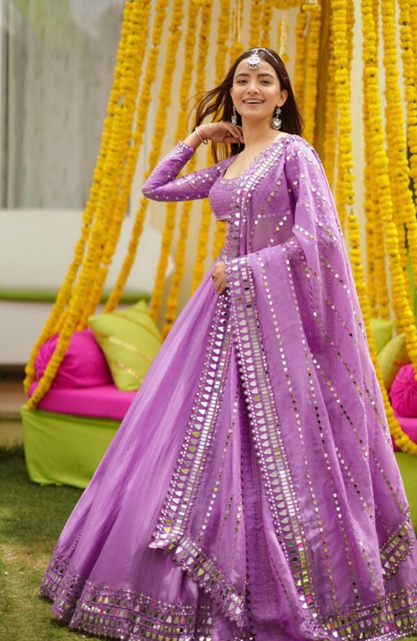 Catnip Purple Lehenga Set (RUKSAR)