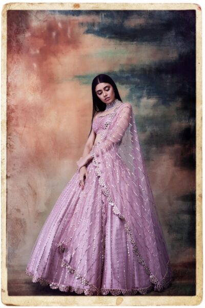 Powder Pink Lehenga Set