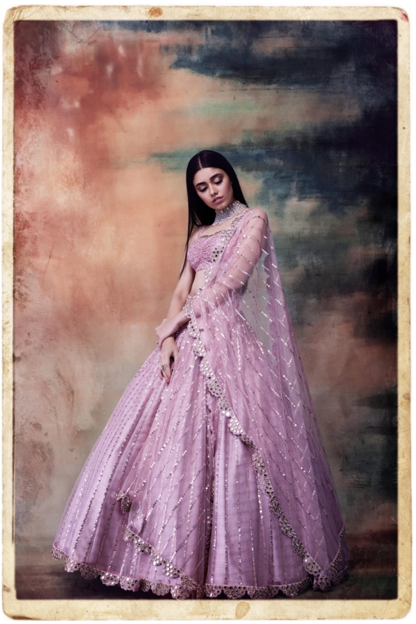 Powder Pink Lehenga Set
