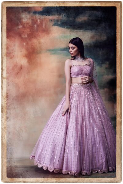 Powder Pink Lehenga Set
