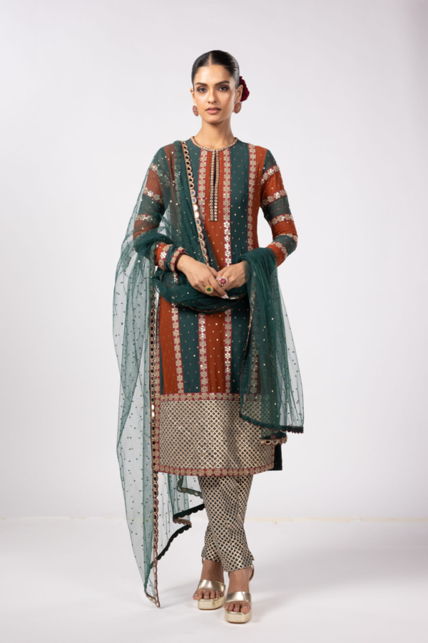 JADE GREEN PANT KURTA SET