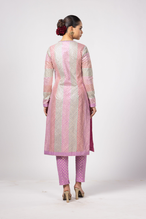AQUA KURTA PANTS SET