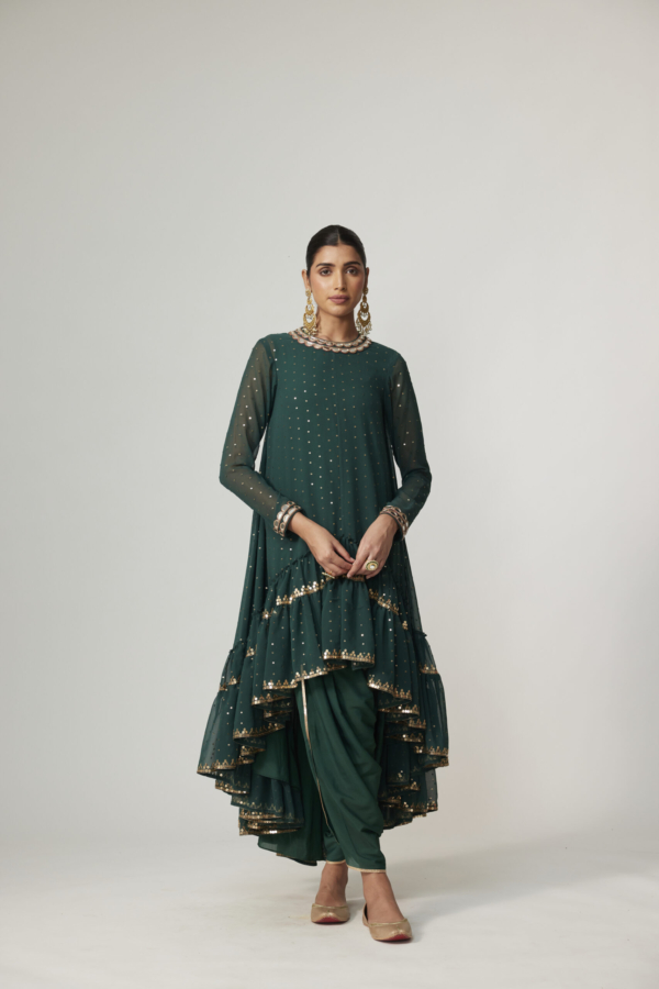 JADE GREEN DHOTI KURTA SET