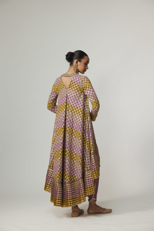 GREEN MULTICOLOR DHOTI KURTA SET