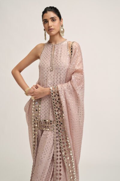 ASH PINK KURTA SALWAR SET